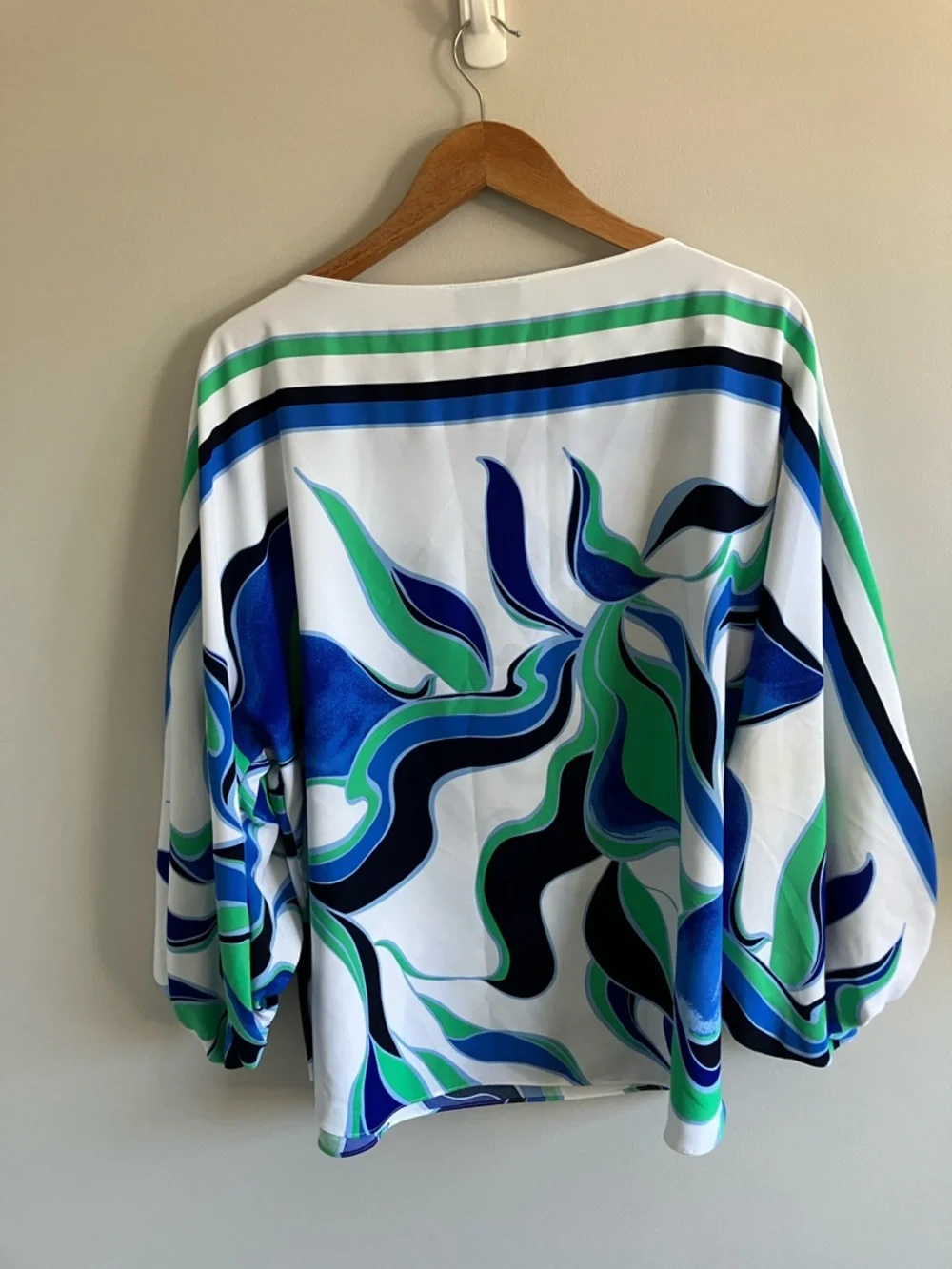 Joseph Ribkoff abstract print boxy blouse size 16 - Picture 7 of 8